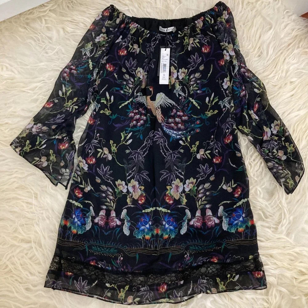 ALICE + OLIVIA Floral Print Mini Dress - Picture 7 of 11